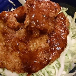 家庭で作る会津名物ソースカツ丼